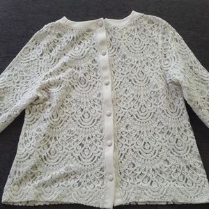 Banana Republic Tops - Banana republic lace blouse Banana Republic Tops - Banana republic lace blouse